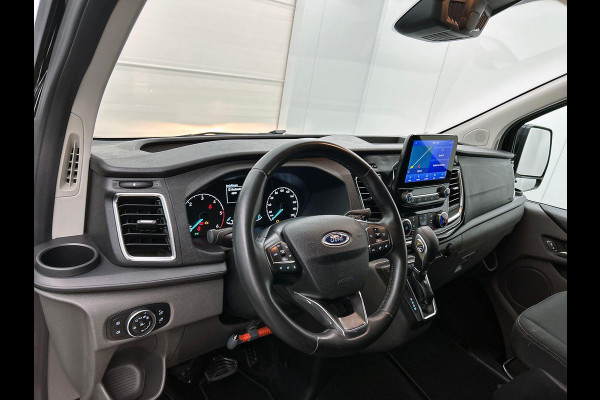 Ford Transit Custom 300 2.0 TDCI L2H1 Limited Dubbele cabine Automaat Navi Airco 2x Schuifdeuren Trekhaak Parkeersensoren Carplay