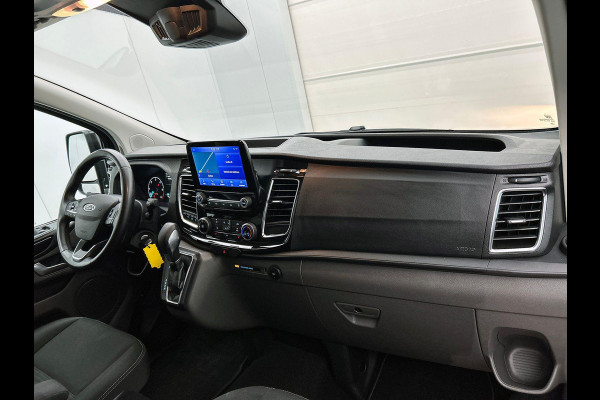 Ford Transit Custom 300 2.0 TDCI L2H1 Limited Dubbele cabine Automaat Navi Airco 2x Schuifdeuren Trekhaak Parkeersensoren Carplay