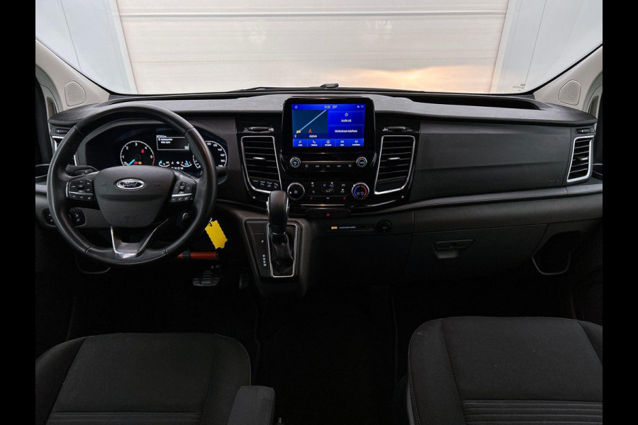 Ford Transit Custom 300 2.0 TDCI L2H1 Limited Dubbele cabine Automaat Navi Airco 2x Schuifdeuren Trekhaak Parkeersensoren Carplay