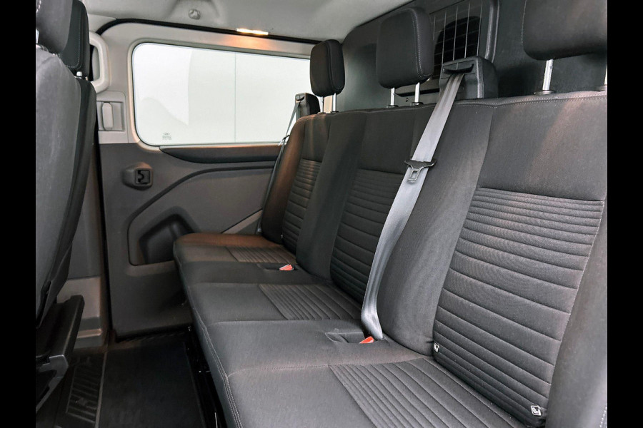 Ford Transit Custom 300 2.0 TDCI L2H1 Limited Dubbele cabine Automaat Navi Airco 2x Schuifdeuren Trekhaak Parkeersensoren Carplay
