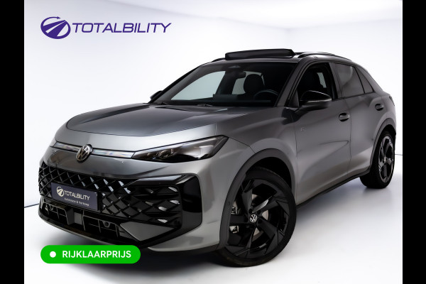 Volkswagen T-Roc 1.5 TSI R-Line Edition | Panoramadak | Elec. Trekhaak | Elec. klep | 20" LMV | IQ Light | Stoel & Stuur verw. Adap. Cruise, Black Style, Apple Carplay, Android auto, Achteruitrijcamera, Comfort stoelen, Rijklaarprijs