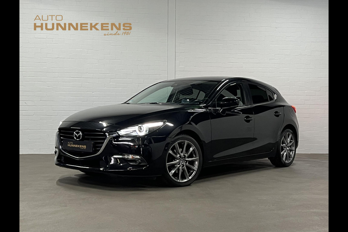 Mazda 3 2.0 SkyActiv-G 120 SkyLease GT Stuur-/stoelverwarming | Cruise Control | Achteruitrij camera | Head-up | Dode hoek assistent | 18'' lichtmetalen wielen