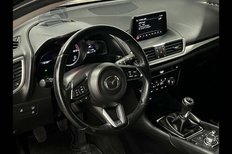 Mazda 3 2.0 SkyActiv-G 120 SkyLease GT Stuur-/stoelverwarming | Cruise Control | Achteruitrij camera | Head-up | Dode hoek assistent | 18'' lichtmetalen wielen