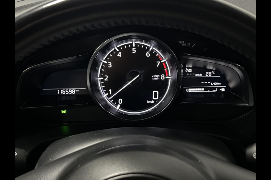 Mazda 3 2.0 SkyActiv-G 120 SkyLease GT Stuur-/stoelverwarming | Cruise Control | Achteruitrij camera | Head-up | Dode hoek assistent | 18'' lichtmetalen wielen