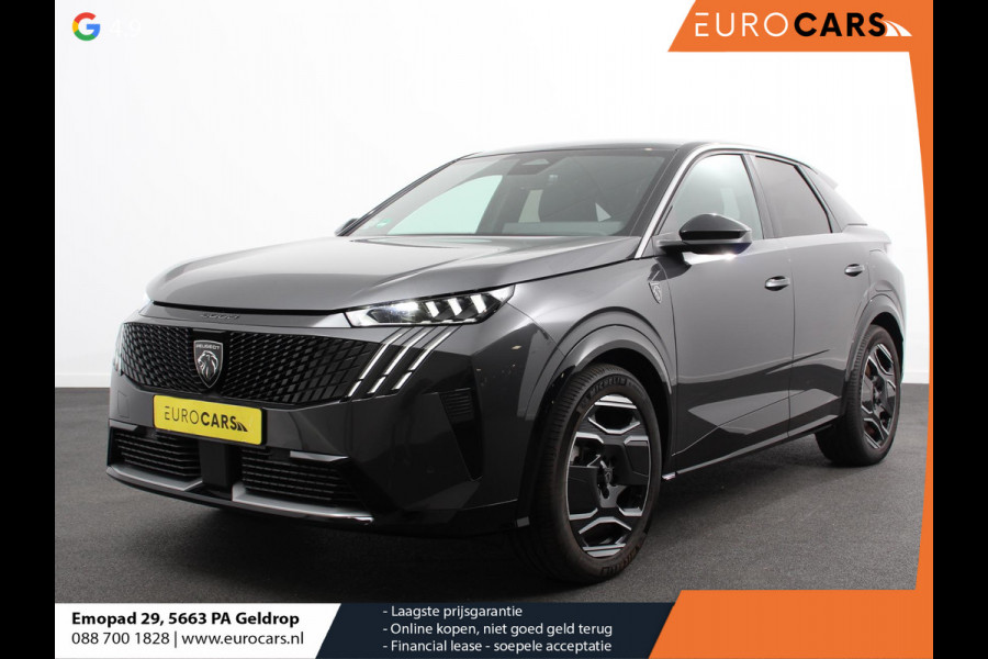 Peugeot E-3008 210 GT-Line Automaat Climate control Adaptieve cruise control 360 camera Keyless Apple Carplay/ Android auto Led Verwarmde voorstoelen Stuurverwarming Parkeersensoren Navigatie Afneembare Trekhaak