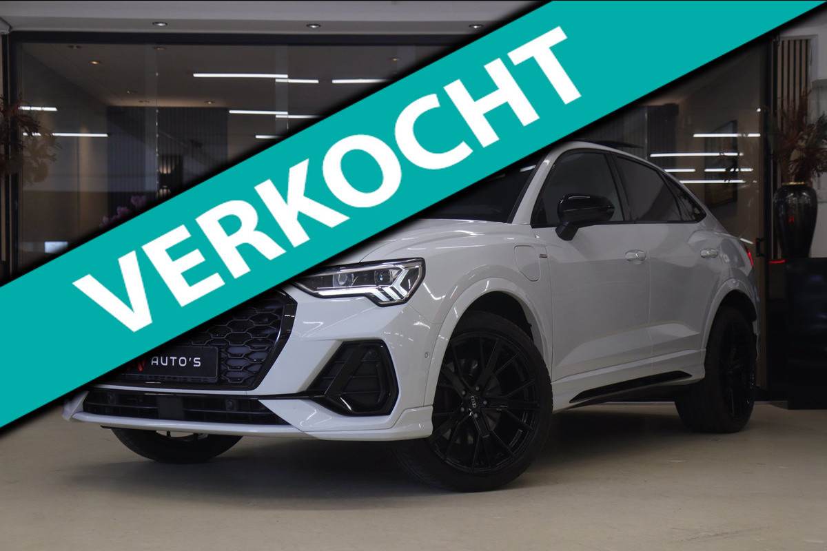 Audi Q3 Sportback 45 TFSI e S Edition 3X S-Line /PANO/CARPLAY/KEYLES/STOELV/BOMVOL