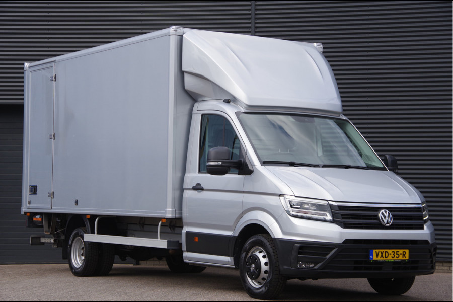 Volkswagen Crafter 50 2.0 TDI N1! DUBBELLUCHT BAKWAGEN, 1000KG LAADKLEP, 164PK AUT. LED, GEVEERDE STOEL, NAVI, CRUISE, AIRCO, VOORRUIT VERWARMING,