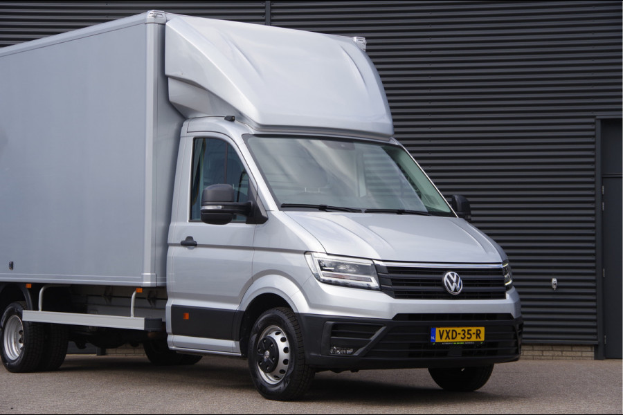 Volkswagen Crafter 50 2.0 TDI N1! DUBBELLUCHT BAKWAGEN, 1000KG LAADKLEP, 164PK AUT. LED, GEVEERDE STOEL, NAVI, CRUISE, AIRCO, VOORRUIT VERWARMING,