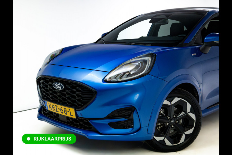 Ford Puma 1.0 EcoBoost Hybrid ST-Line X 155 PK | Panoramadak | Afn. Trekhaak | Bang & Olufsen | Stoel- Stuur & voorruitverw. | Elec. achterklep, Navigatie, App. connect, Draadloze tel. lader, 360 Camera