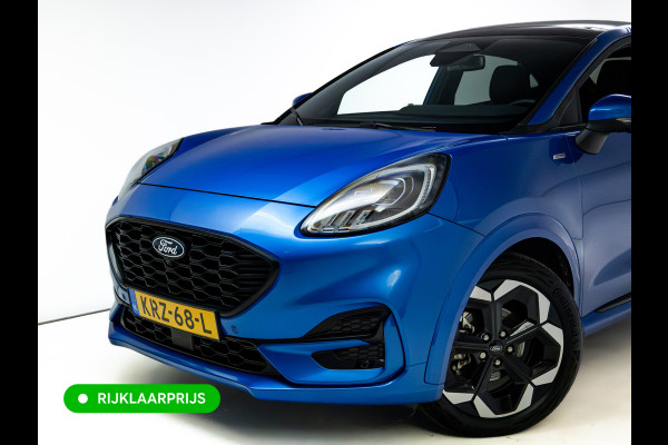 Ford Puma 1.0 EcoBoost Hybrid ST-Line X 155 PK | Panoramadak | Afn. Trekhaak | Bang & Olufsen | Stoel- Stuur & voorruitverw. | Elec. achterklep, Navigatie, App. connect, Draadloze tel. lader, 360 Camera