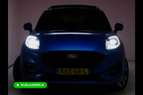 Ford Puma 1.0 EcoBoost Hybrid ST-Line X 155 PK | Panoramadak | Afn. Trekhaak | Bang & Olufsen | Stoel- Stuur & voorruitverw. | Elec. achterklep, Navigatie, App. connect, Draadloze tel. lader, 360 Camera