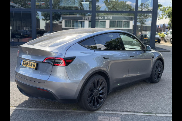 Tesla Model Y Long Range AWD 75 kWh SOH 94%| QUICKSILVER!| TESLA FABRIEKSGARANTIE TOT 04-2028/ 80.000KM | FABRIEKSGARANTIE OP ACCU & AANDRIJFLIJN TOT 2032 OF 192.000 KM | BTW VERREKENBAAR