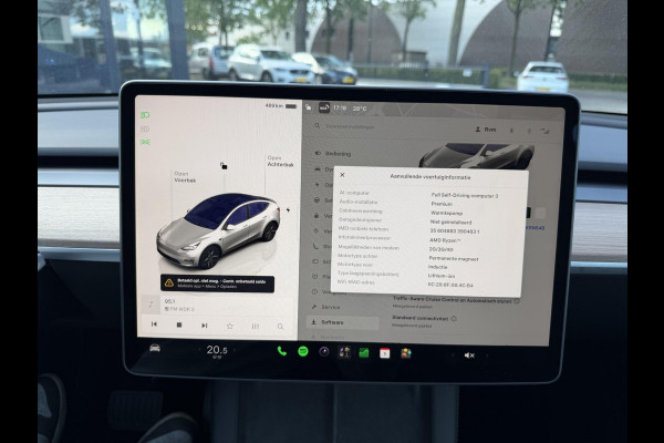 Tesla Model Y Long Range AWD 75 kWh SOH 94%| QUICKSILVER!| TESLA FABRIEKSGARANTIE TOT 04-2028/ 80.000KM | FABRIEKSGARANTIE OP ACCU & AANDRIJFLIJN TOT 2032 OF 192.000 KM | BTW VERREKENBAAR
