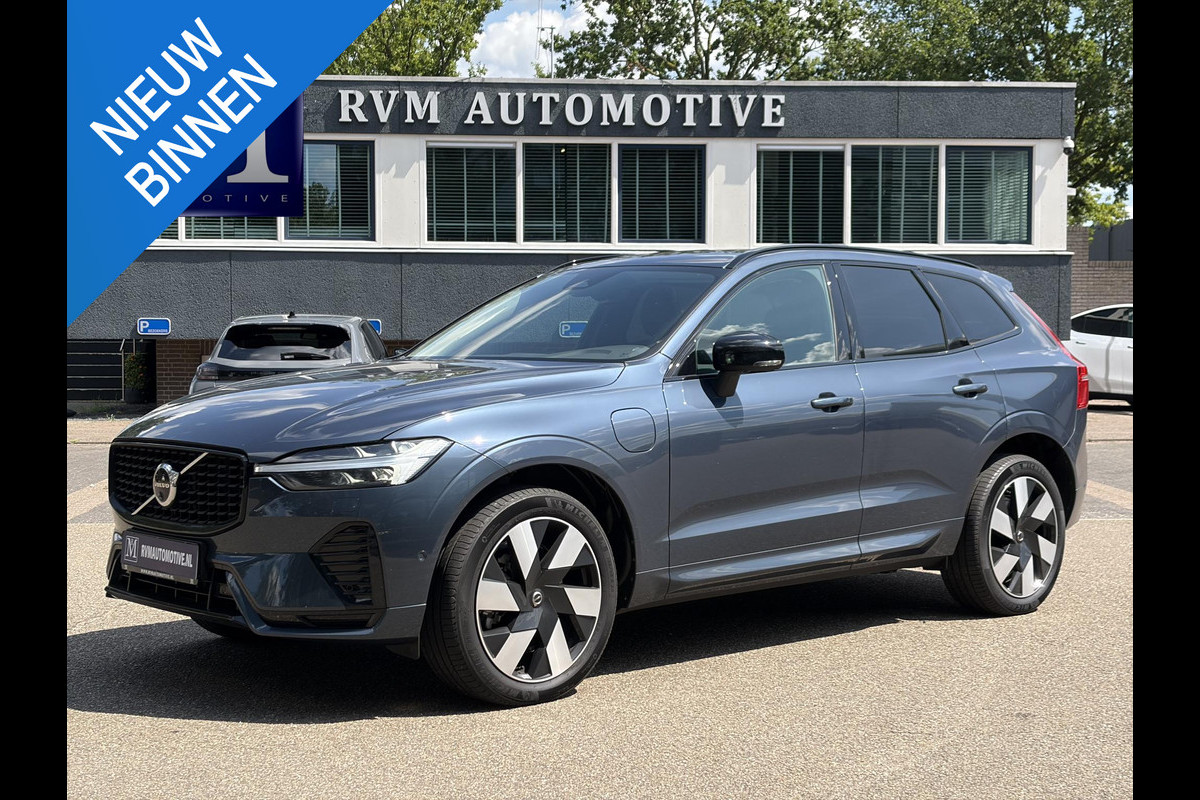 Volvo XC60 Plug-In Hybrid AWD T6 Plus Dark recharge ADAPT. CRUISE CONTROL | TREKHAAK | STUUR & STOEL VERWARMING | PANORAMA DAK | 360 GRADEN CAMERA | ELEK. STOELEN MET GEHEUGEN | HARMAN/KARDON AUDIO