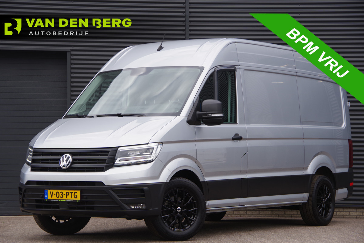 Volkswagen Crafter 35 2.0 TDI L3H3(L2H2) 3-ZITS, 177PK AUT. LED, CAMERA, NAVI, CRUISE, AIRCO, GEVEERDE ERGO COMFORT STOEL