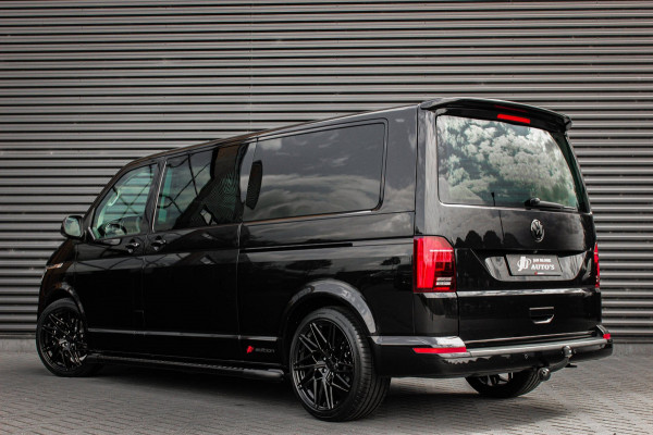Volkswagen Transporter 2.0 TDI L2H1 CARAVELLE 204PK DC DUBBEL CABINE / ELEK.SCHUIF / FULL OPTIONS / LEDER / FULL BLACK / APPLE CAR