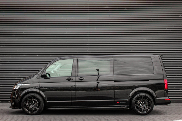 Volkswagen Transporter 2.0 TDI L2H1 CARAVELLE 204PK DC DUBBEL CABINE / ELEK.SCHUIF / FULL OPTIONS / LEDER / FULL BLACK / APPLE CAR