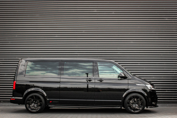 Volkswagen Transporter 2.0 TDI L2H1 CARAVELLE 204PK DC DUBBEL CABINE / ELEK.SCHUIF / FULL OPTIONS / LEDER / FULL BLACK / APPLE CAR