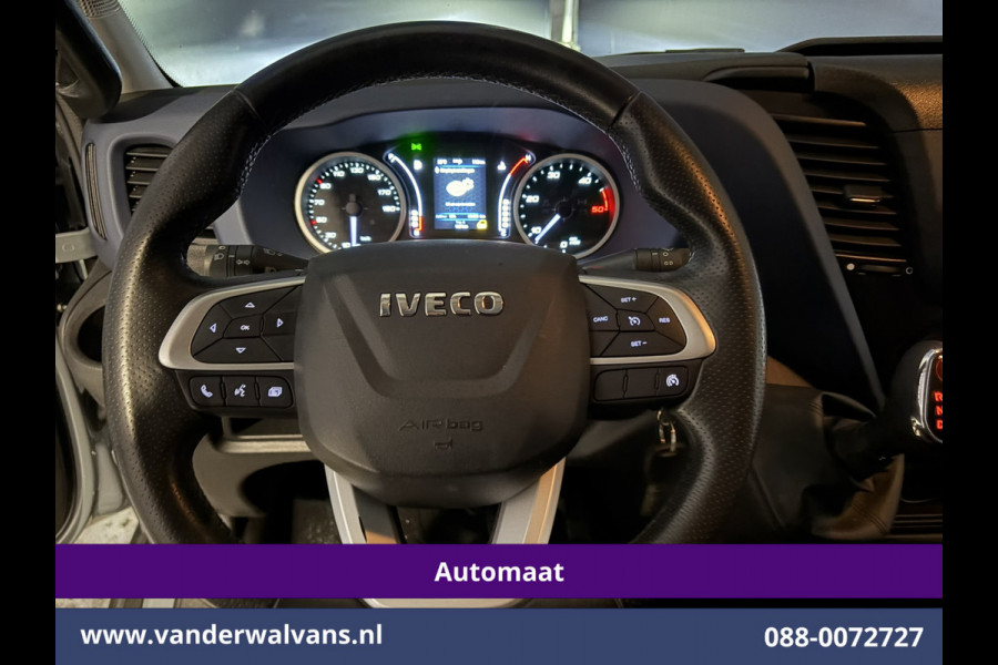 Iveco Daily 35S16 157pk Automaat L3H2 Euro6 Airco | Camera | LED | Cruisecontrol | Chauffeursstoel Parkeersensoren, Bijrijdersbank, 3500kg trekvermogen