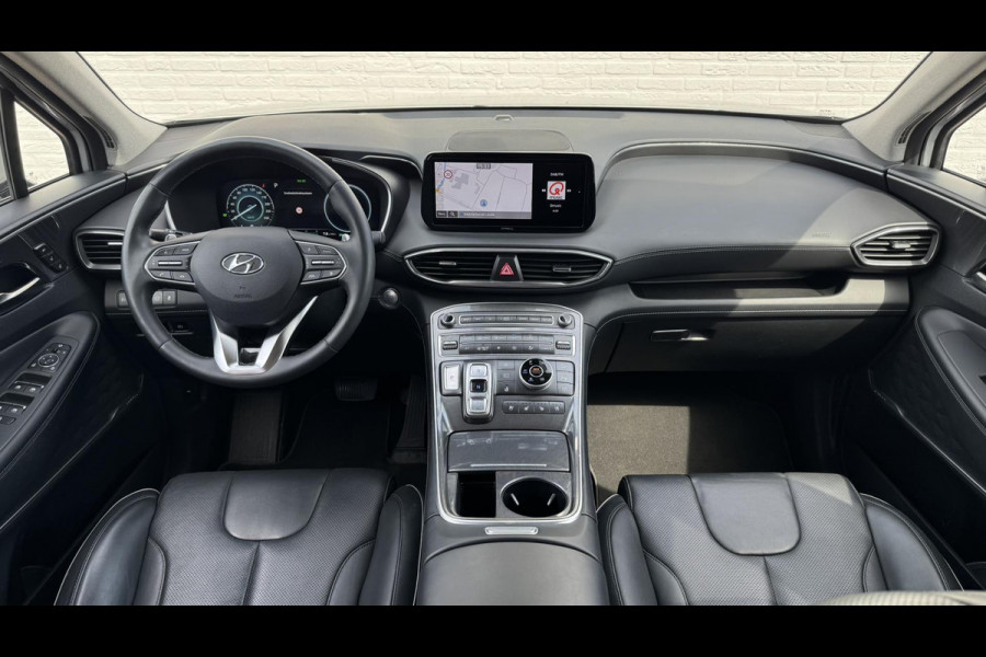Hyundai Santa Fe 1.6 T-GDI PHEV Premium Adaptive cruise Climate Leder+Stoelventilatie/-verwarming Stuurverwarming Apple/ Android