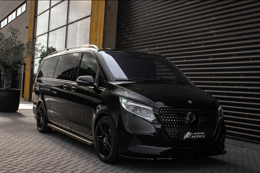 Mercedes-Benz V-Klasse 300d L3 240PK JB-EDITION EXTRA LANG / ELEK- SCHUIFDEUREN / NIGHT EDITION / DUBBEL CABINE DC /STOELVERWAMING