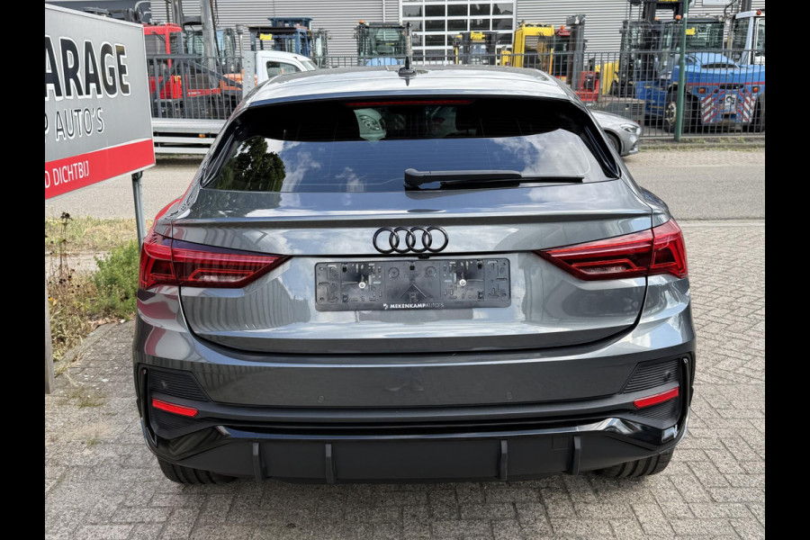 Audi Q3 Sportback 45 TFSI e Edition 20"/3 x S line/Leder/Matrix LED/Navigatie/Adaptieve cruise/Sfeerverlichting/360Camera/Elektrische klep