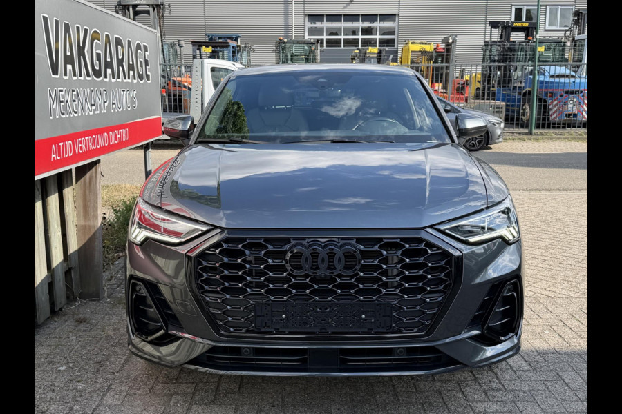 Audi Q3 Sportback 45 TFSI e Edition 20"/3 x S line/Leder/Matrix LED/Navigatie/Adaptieve cruise/Sfeerverlichting/360Camera/Elektrische klep