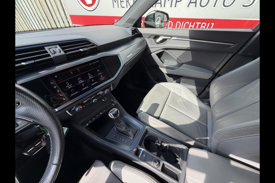 Audi Q3 Sportback 45 TFSI e Edition 20"/3 x S line/Leder/Matrix LED/Navigatie/Adaptieve cruise/Sfeerverlichting/360Camera/Elektrische klep
