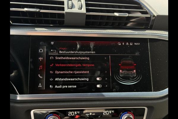 Audi Q3 Sportback 45 TFSI e Edition 20"/3 x S line/Leder/Matrix LED/Navigatie/Adaptieve cruise/Sfeerverlichting/360Camera/Elektrische klep