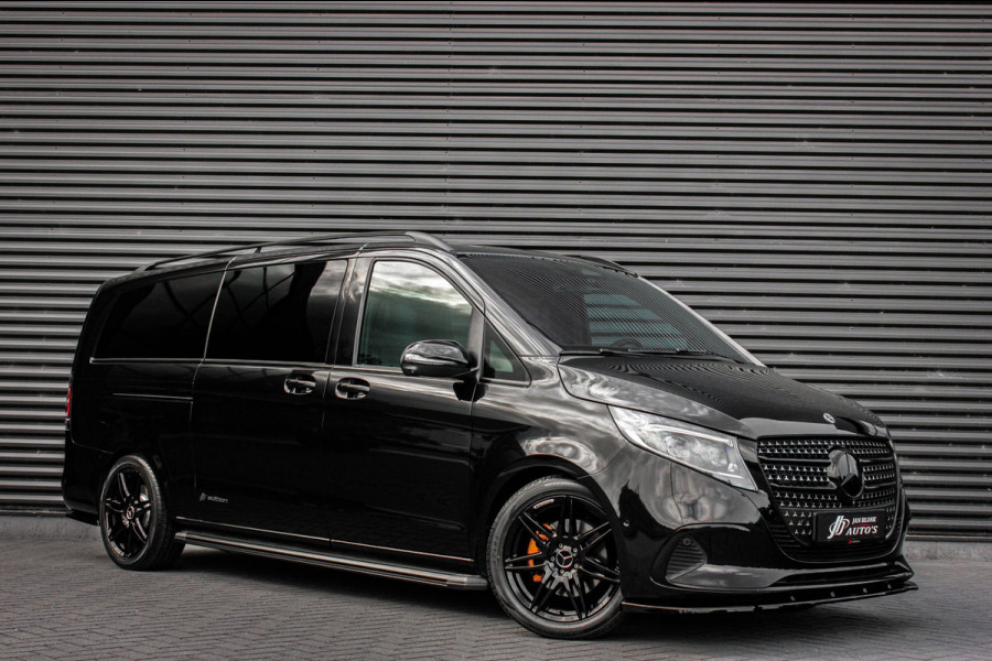 Mercedes-Benz V-Klasse 300d L3 240PK JB-EDITION EXTRA LANG / ELEK- SCHUIFDEUREN / NIGHT EDITION / DUBBEL CABINE DC /STOELVERWAMING
