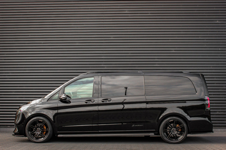 Mercedes-Benz V-Klasse 300d L3 240PK JB-EDITION EXTRA LANG / ELEK- SCHUIFDEUREN / NIGHT EDITION / DUBBEL CABINE DC /STOELVERWAMING