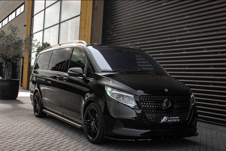 Mercedes-Benz V-Klasse 300d L3 240PK JB-EDITION EXTRA LANG / ELEK- SCHUIFDEUREN / NIGHT EDITION / DUBBEL CABINE DC /STOELVERWAMING