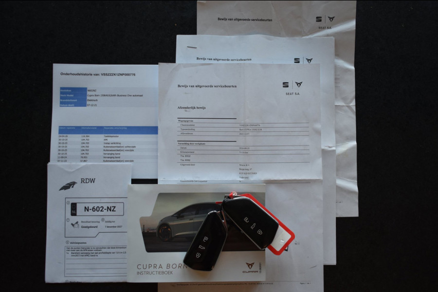 CUPRA Born Business One 62 kWh SOH 93.2% | STOELVERWARMING | CAMERA | NAP | APPLE CARPLAY | ANDROID AUTO