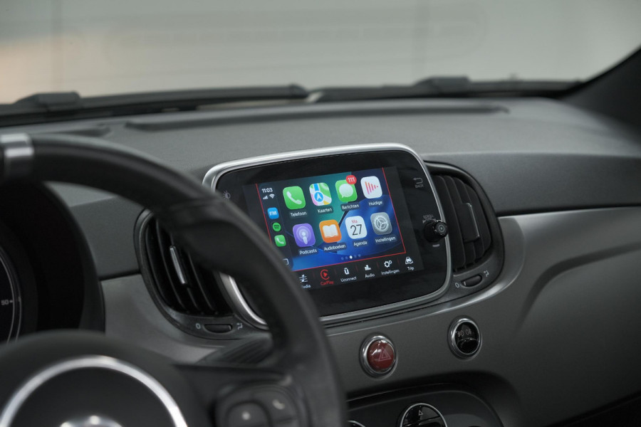 Fiat 500C 1.0 Hybrid Sport | Elektrisch Vouwdak | Apple Carplay | Climate Control | Parkeersensoren