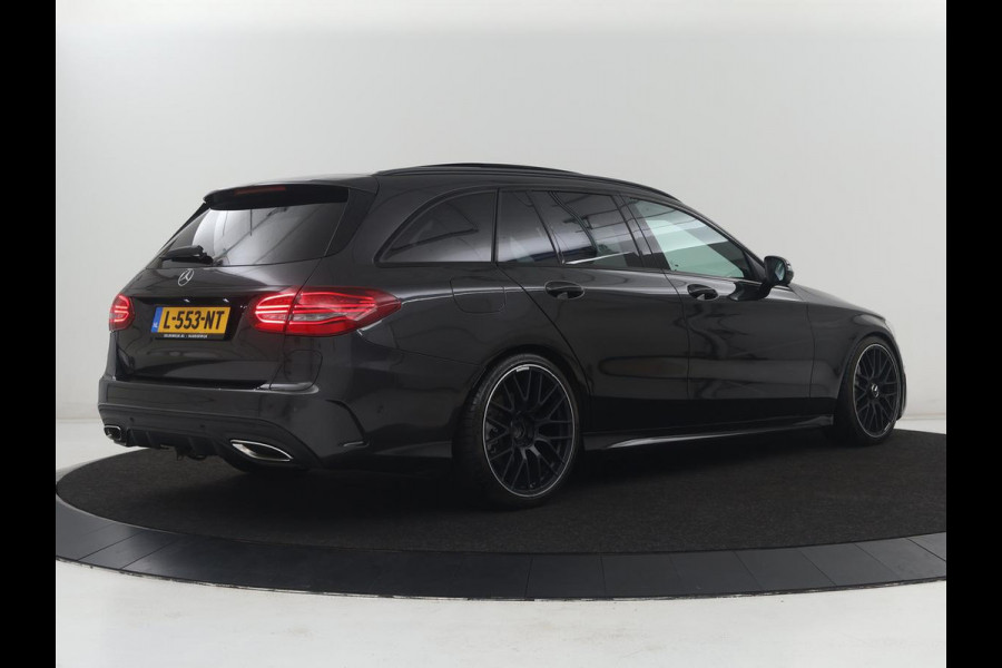 Mercedes-Benz C-Klasse Estate 300 e Business Solution AMG Limited | SOH 86,1% | Panoramadak | Trekhaak | 360 Camera | Stoelverwarming | Cruise control | Navigatie | Climate control | Bluetooth | DAB+ | Carplay | Sfeerverlichting |