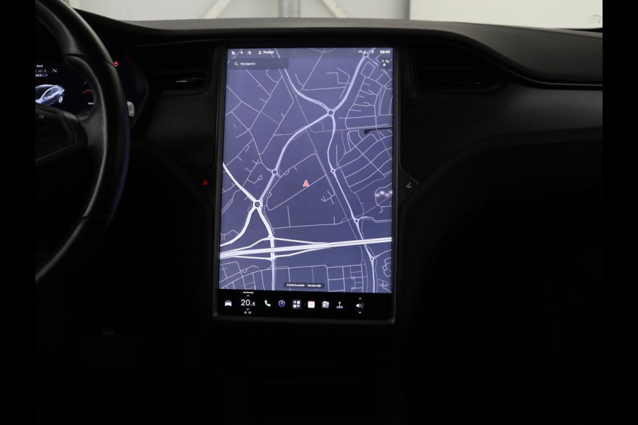 Tesla Model X 100D 6p. | SOH 86,1% | Stuur/stoel verwarming | Leder | Memory | Sfeerverlichting | Adaptive cruise | Climate control | Camera | Park assist | Trekhaak |