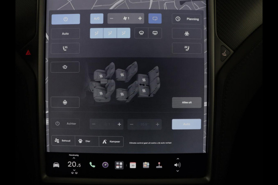 Tesla Model X 100D 6p. | SOH 86,1% | Stuur/stoel verwarming | Leder | Memory | Sfeerverlichting | Adaptive cruise | Climate control | Camera | Park assist | Trekhaak |