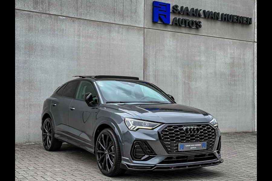 Audi Q3 Sportback 35TFSI 150pk S-Tronic Competition S Edition S-Line Pano|Leder/Alcantara|B&O|Matrix|ACC|Black|Trekh|Ambiance|RSQ3