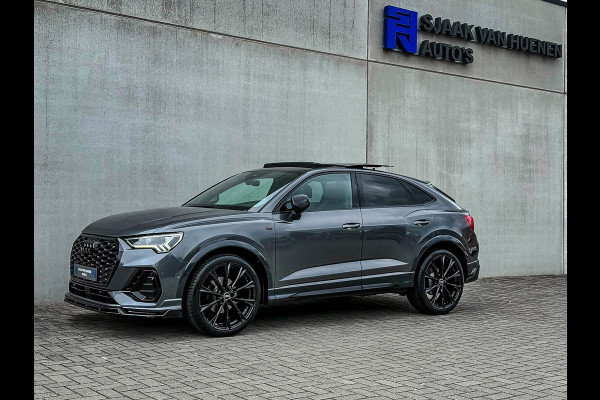 Audi Q3 Sportback 35TFSI 150pk S-Tronic Competition S Edition S-Line Pano|Leder/Alcantara|B&O|Matrix|ACC|Black|Trekh|Ambiance|RSQ3