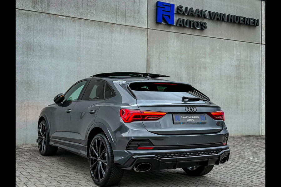 Audi Q3 Sportback 35TFSI 150pk S-Tronic Competition S Edition S-Line Pano|Leder/Alcantara|B&O|Matrix|ACC|Black|Trekh|Ambiance|RSQ3