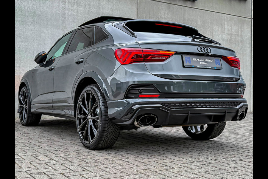Audi Q3 Sportback 35TFSI 150pk S-Tronic Competition S Edition S-Line Pano|Leder/Alcantara|B&O|Matrix|ACC|Black|Trekh|Ambiance|RSQ3