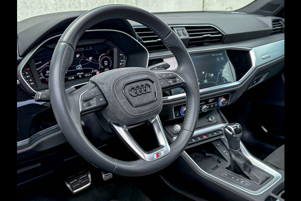 Audi Q3 Sportback 35TFSI 150pk S-Tronic Competition S Edition S-Line Pano|Leder/Alcantara|B&O|Matrix|ACC|Black|Trekh|Ambiance|RSQ3
