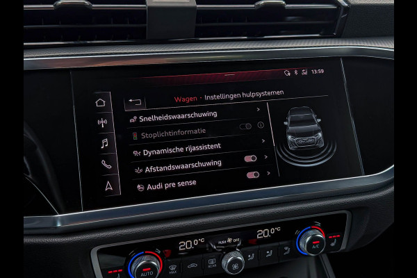Audi Q3 Sportback 35TFSI 150pk S-Tronic Competition S Edition S-Line Pano|Leder/Alcantara|B&O|Matrix|ACC|Black|Trekh|Ambiance|RSQ3