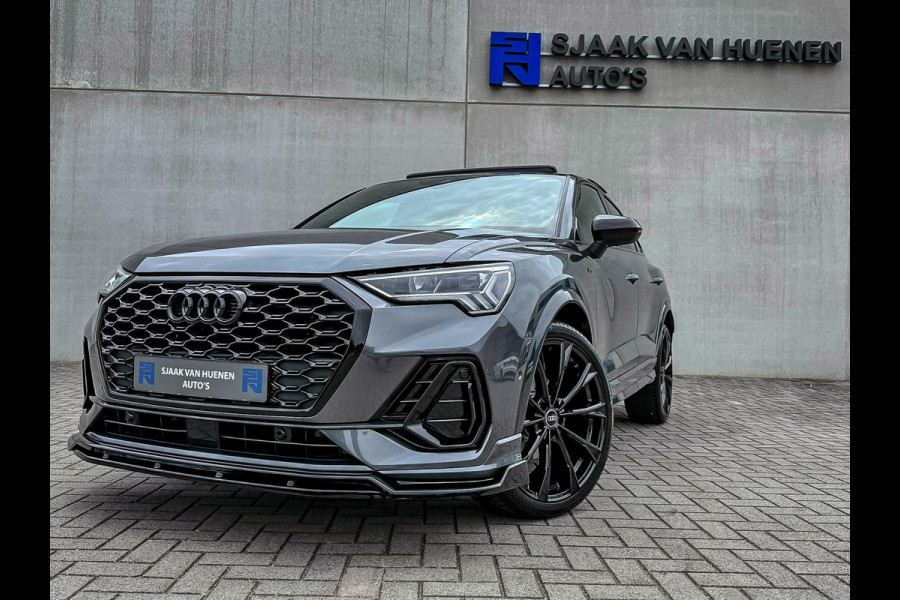 Audi Q3 Sportback 35TFSI 150pk S-Tronic Competition S Edition S-Line Pano|Leder/Alcantara|B&O|Matrix|ACC|Black|Trekh|Ambiance|RSQ3