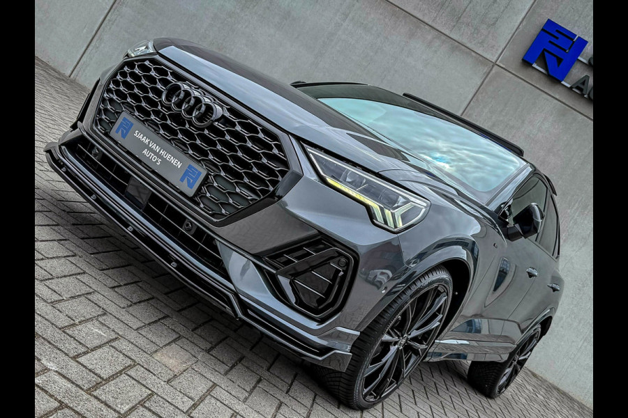 Audi Q3 Sportback 35TFSI 150pk S-Tronic Competition S Edition S-Line Pano|Leder/Alcantara|B&O|Matrix|ACC|Black|Trekh|Ambiance|RSQ3