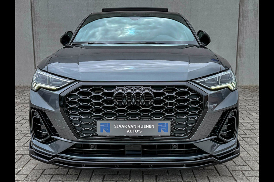 Audi Q3 Sportback 35TFSI 150pk S-Tronic Competition S Edition S-Line Pano|Leder/Alcantara|B&O|Matrix|ACC|Black|Trekh|Ambiance|RSQ3