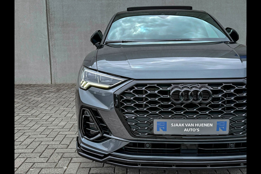 Audi Q3 Sportback 35TFSI 150pk S-Tronic Competition S Edition S-Line Pano|Leder/Alcantara|B&O|Matrix|ACC|Black|Trekh|Ambiance|RSQ3