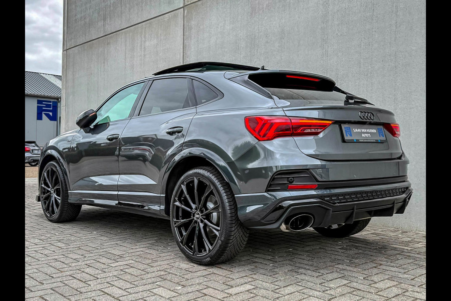 Audi Q3 Sportback 35TFSI 150pk S-Tronic Competition S Edition S-Line Pano|Leder/Alcantara|B&O|Matrix|ACC|Black|Trekh|Ambiance|RSQ3