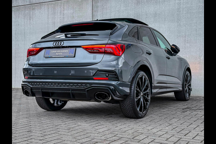 Audi Q3 Sportback 35TFSI 150pk S-Tronic Competition S Edition S-Line Pano|Leder/Alcantara|B&O|Matrix|ACC|Black|Trekh|Ambiance|RSQ3