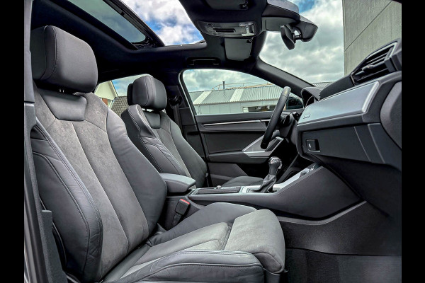 Audi Q3 Sportback 35TFSI 150pk S-Tronic Competition S Edition S-Line Pano|Leder/Alcantara|B&O|Matrix|ACC|Black|Trekh|Ambiance|RSQ3